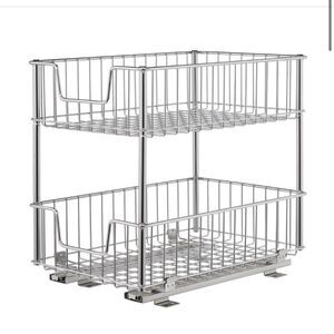 TRINITY | 2-Tier Sliding Drawer | Chrome New in box